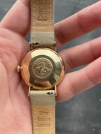 14K Omega Seamaster Linen Dial