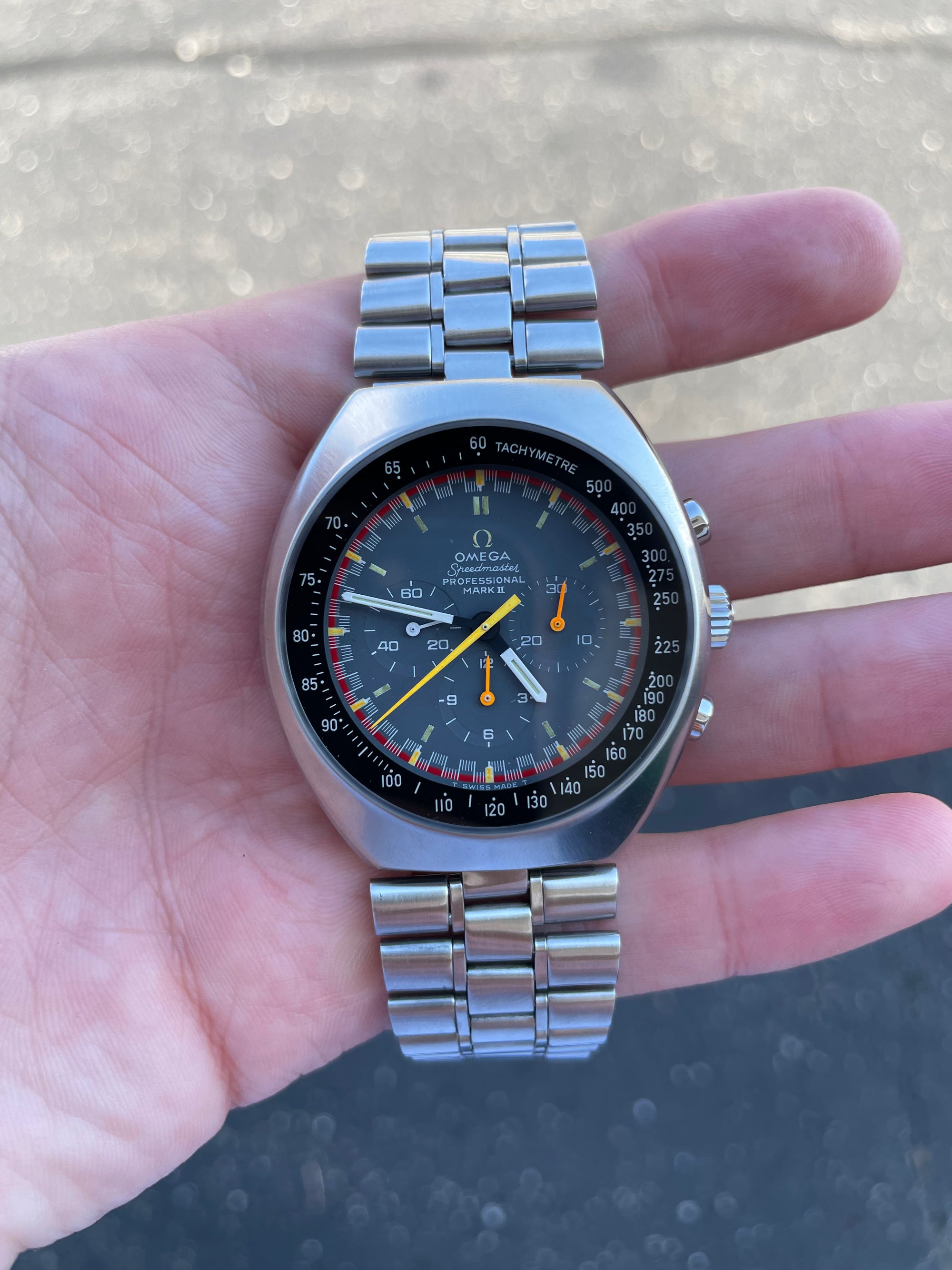 1973 Omega Speedmaster Professional Mark II Racing Dial. Ref 145.014