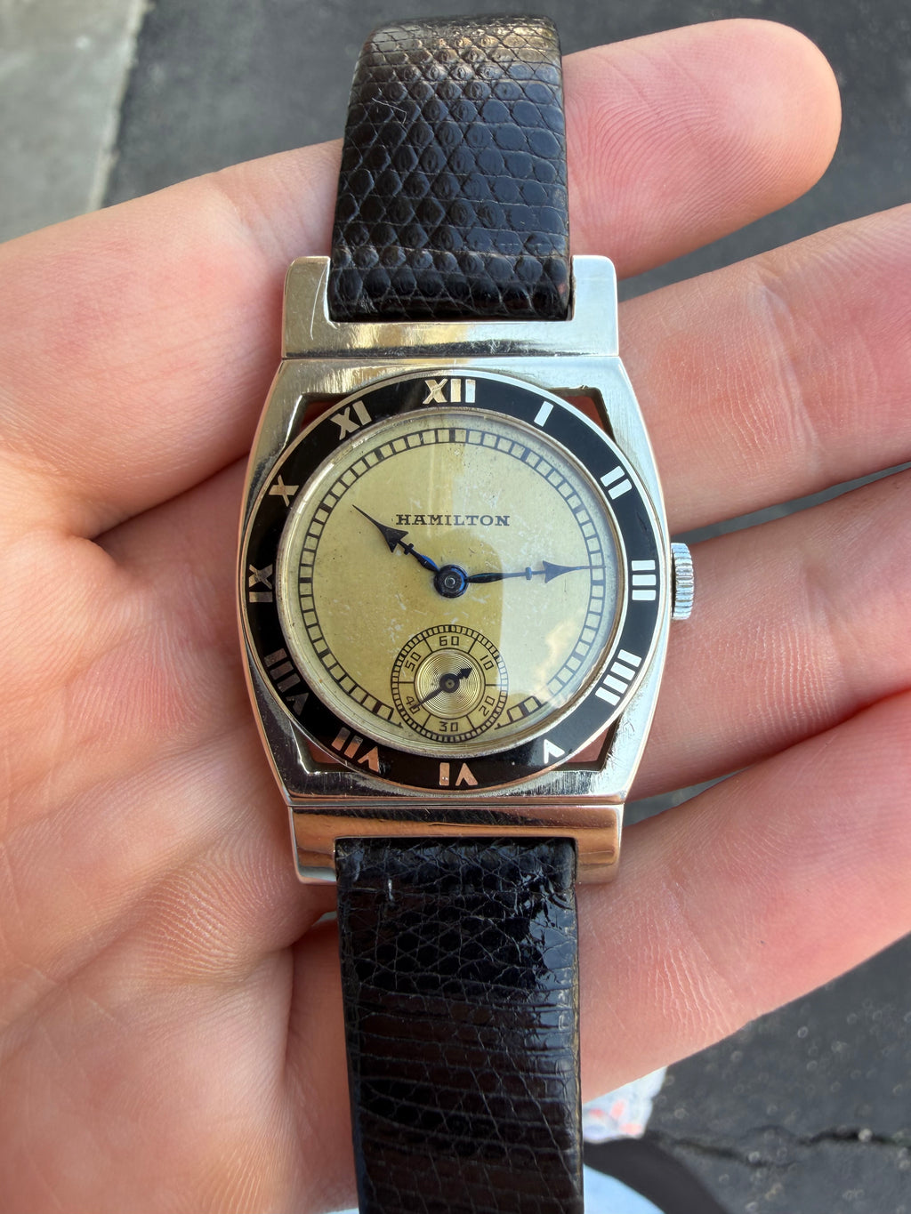 1928 Hamilton Piping Rock 14K White Gold
