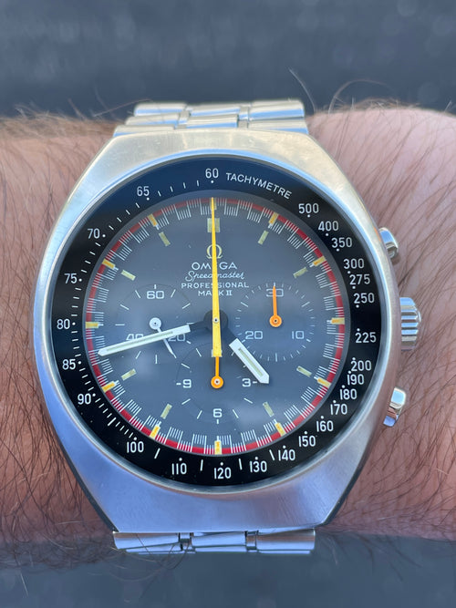 1973 Omega Speedmaster Professional Mark II Racing Dial. Ref 145.014