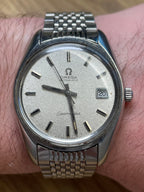 1971 Omega Seamaster (Ref. 166.067) w/ Frosted Dial, original “Beads of Rice” bracelet.