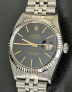 1983 Rolex Datejust Ref 16014 W/18k White Gold Bezel