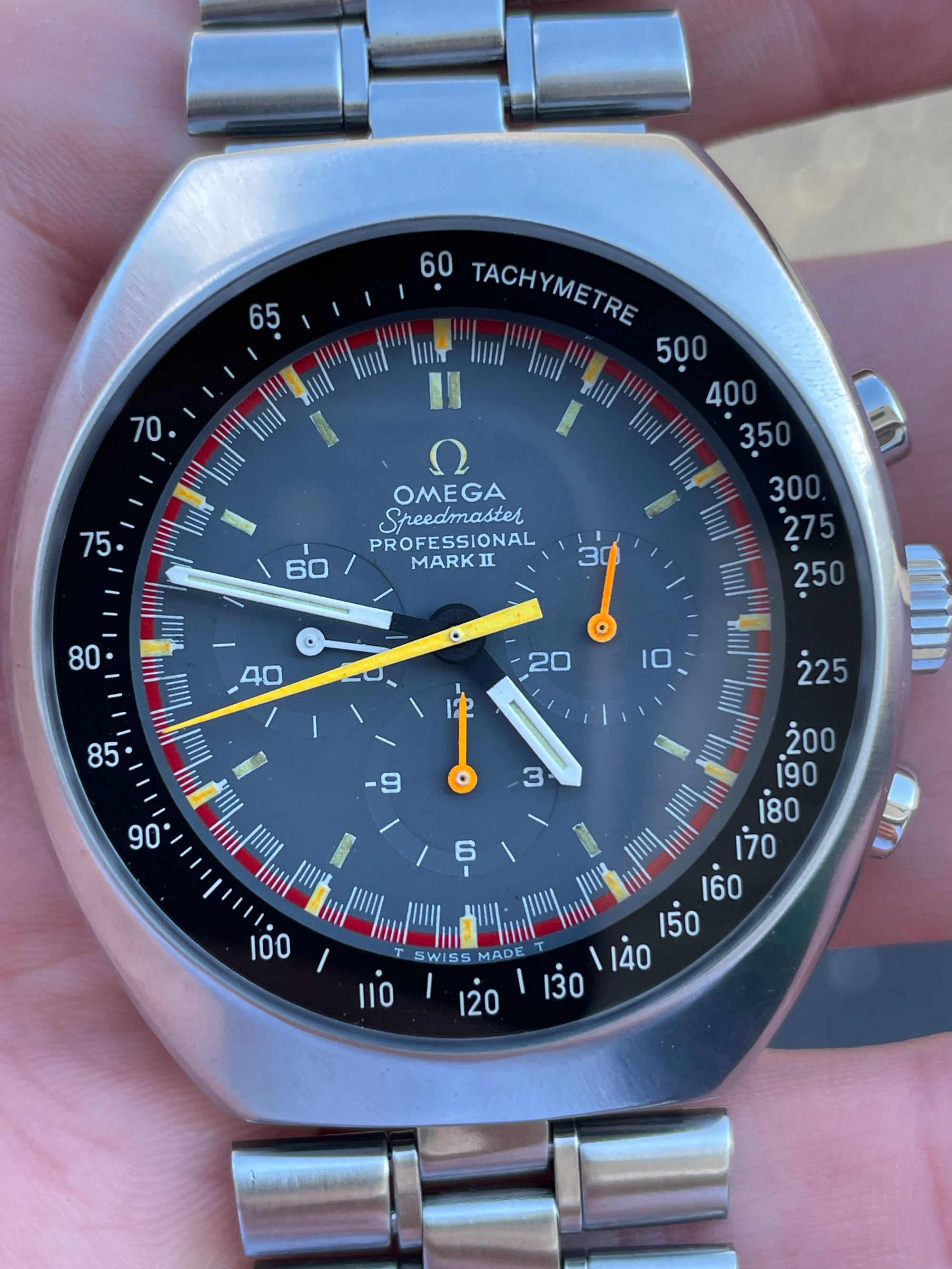 1973 Omega Speedmaster Professional Mark II Racing Dial. Ref 145.014