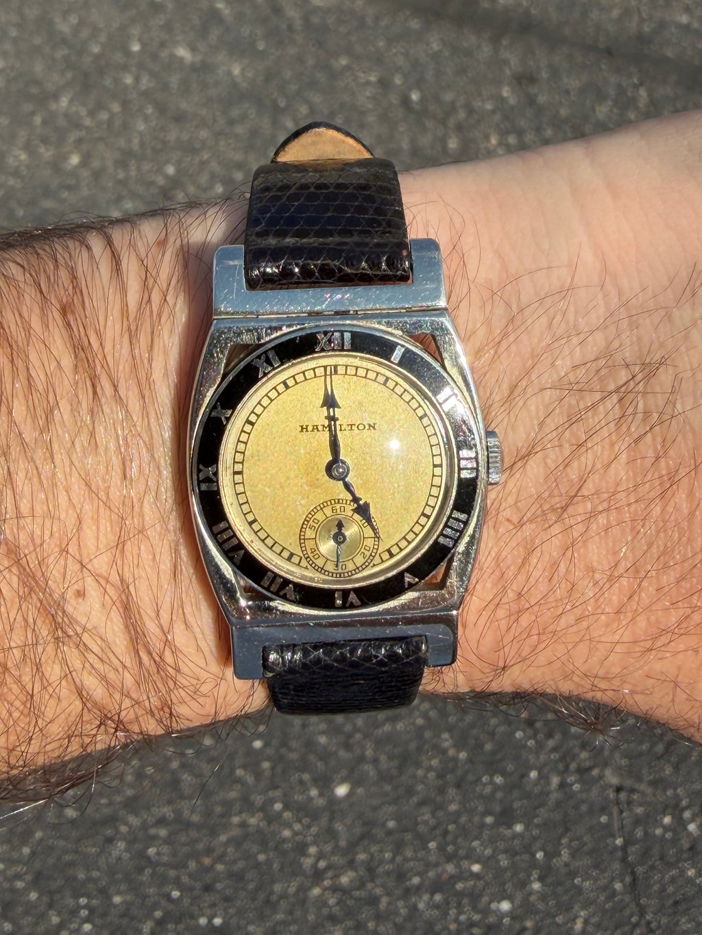1928 Hamilton Piping Rock 14K White Gold