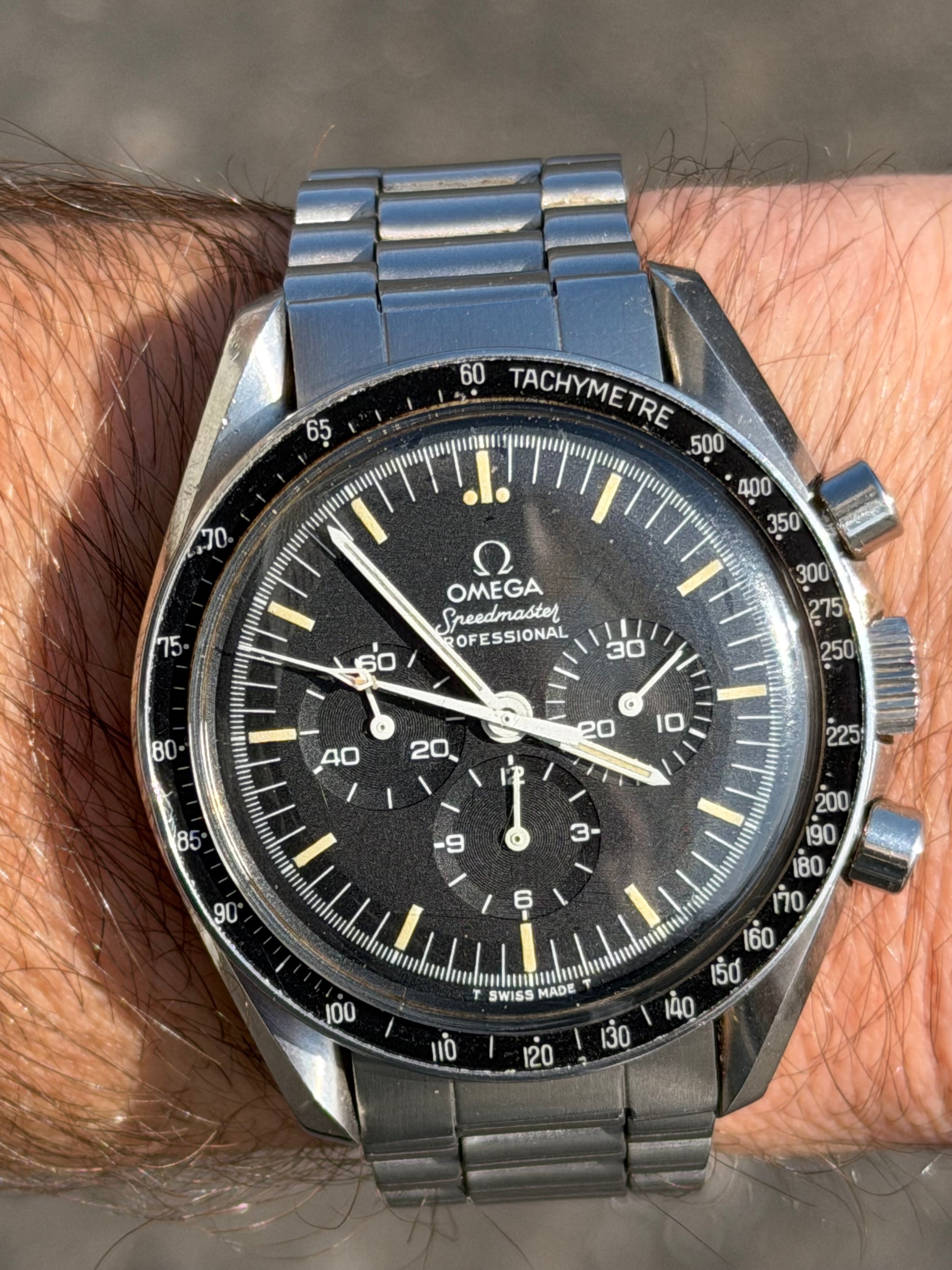 1978 Omega Speedmaster Professional Ref. ST 145.022-78 "Transitional Step Dial" & Long S/R