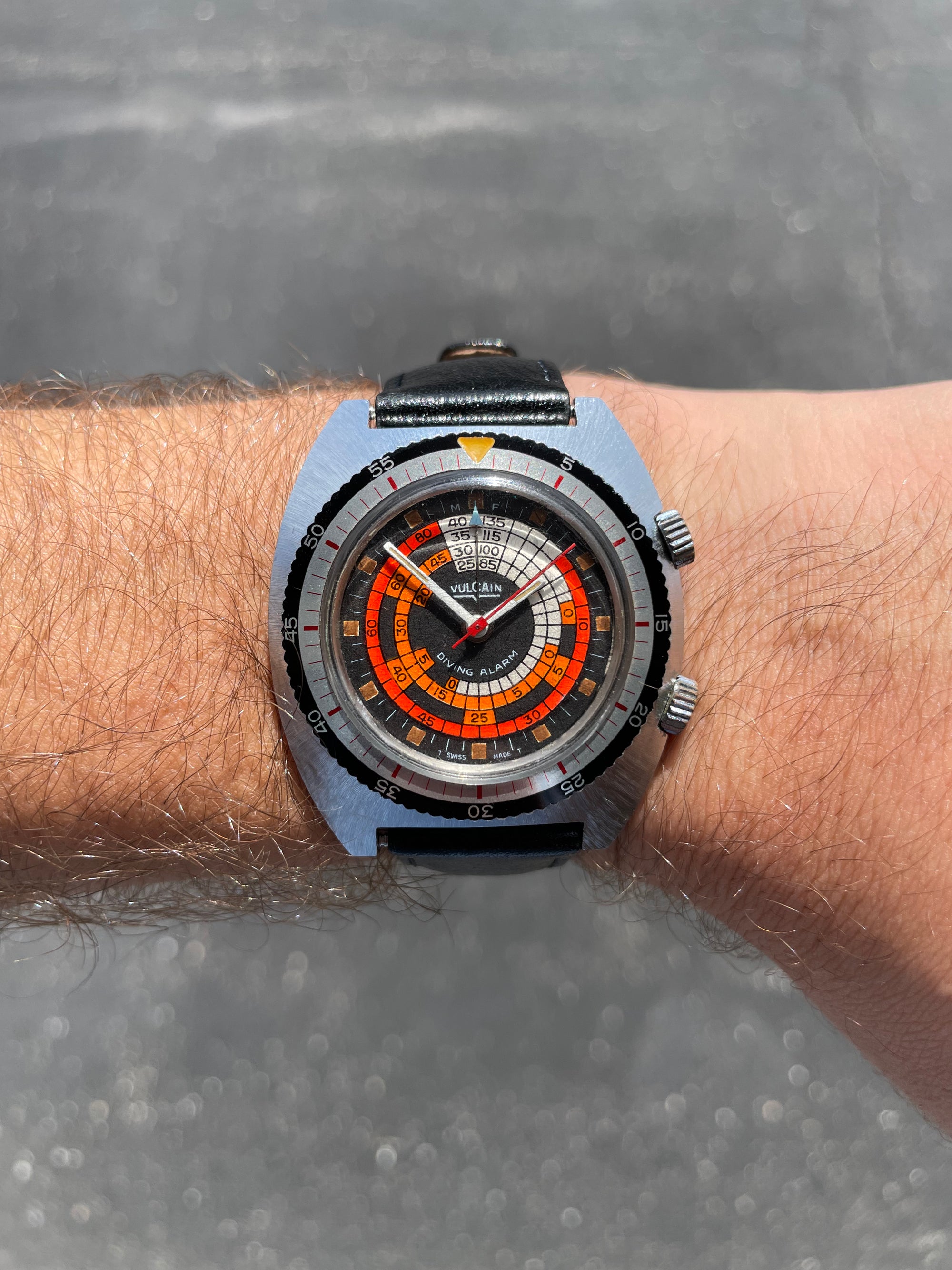 Rare Vintage 1970’s Vulcain Diving Alarm