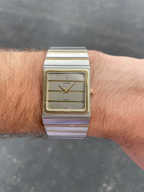 Concord Mariner SG. 18K Gold Bezel
