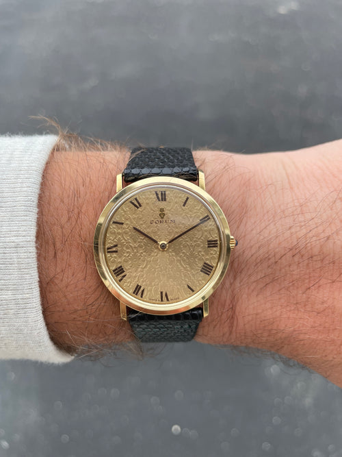 Corum 18K Gold Guilloché Dial - Ref. 57138