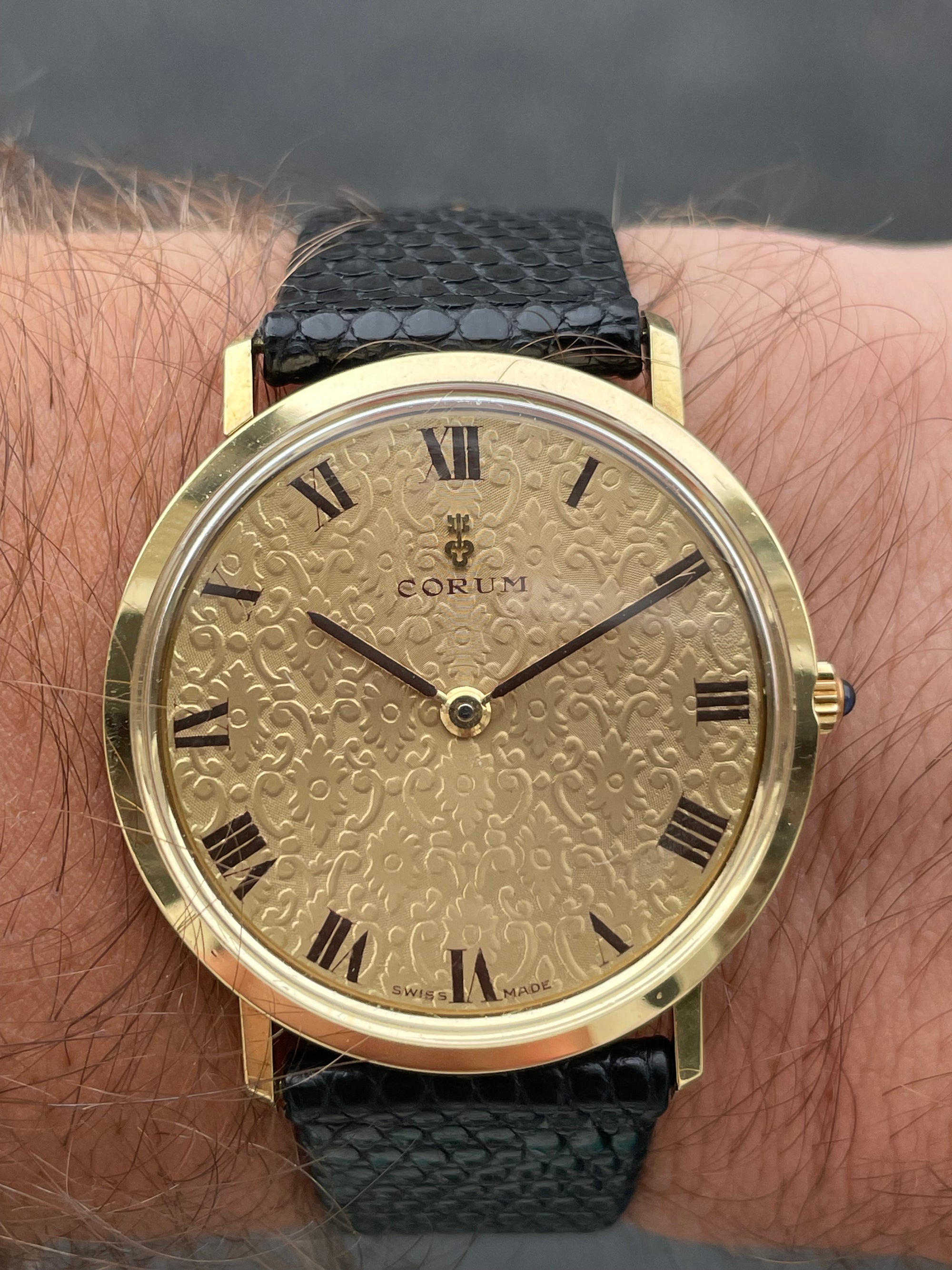 Corum 18K Gold Guilloché Dial - Ref. 57138