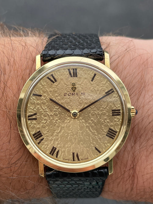 Corum 18K Gold Guilloché Dial - Ref. 57138